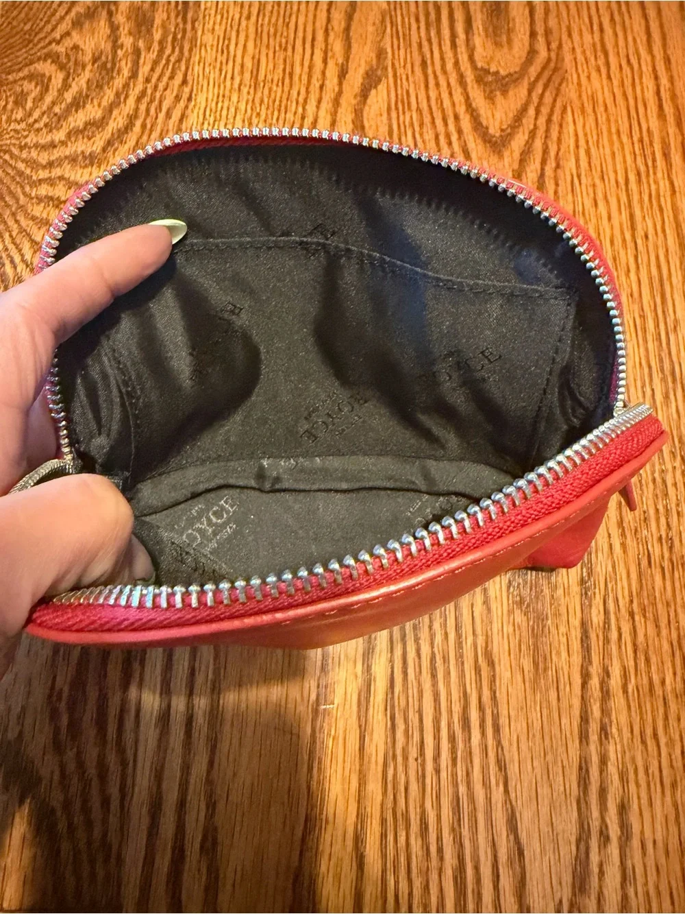 Royce Brand red leather